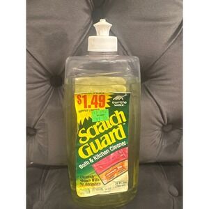 Vintage Turtle Wax Scratch Guard Bath & Kitchen Cleaner Bottle